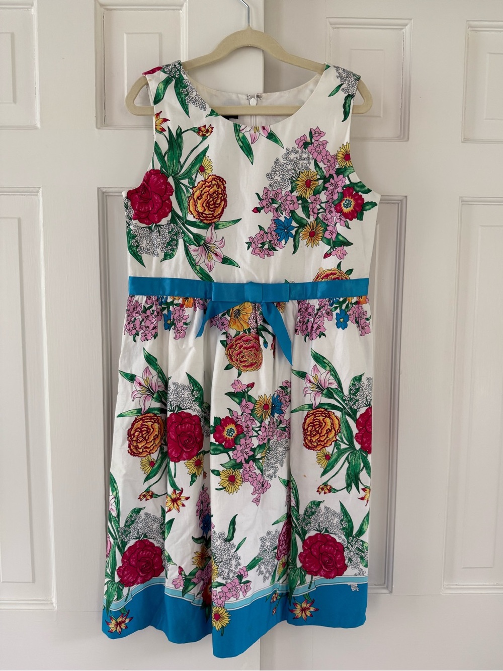 Talbots Floral Midi Dress - Size 10